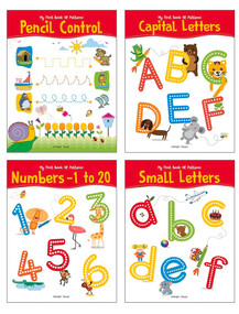 My First Super Boxset of Pencil Control and Patterns : Pack of 4 interactive activity books to practice Patterns, Numbers and Alphabet by Wonder House Books, 9789388144612