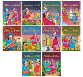 Witty Stories of Akbar and Birbal - Collection of 10 Books: Illustrated Humorous Stories For Kids by Wonder House Books, 9789390391547
