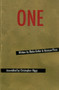 ONE - 9781931824477 by Blake Butler, Vanessa Place, Christopher Higgs, 9781931824477