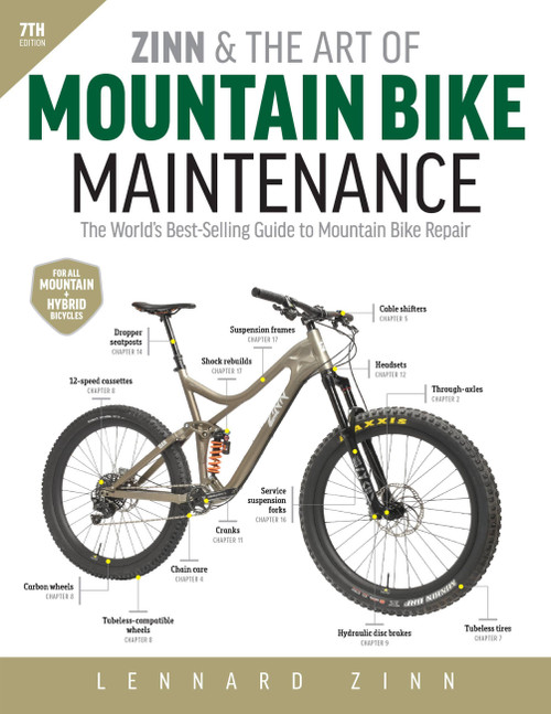 Zinn and the Art of Mountain Bike Maintenance, 7th Edition (The World's Best-Selling Guide to Mountain Bike Repair) by Lennard Zinn, 9781646048144