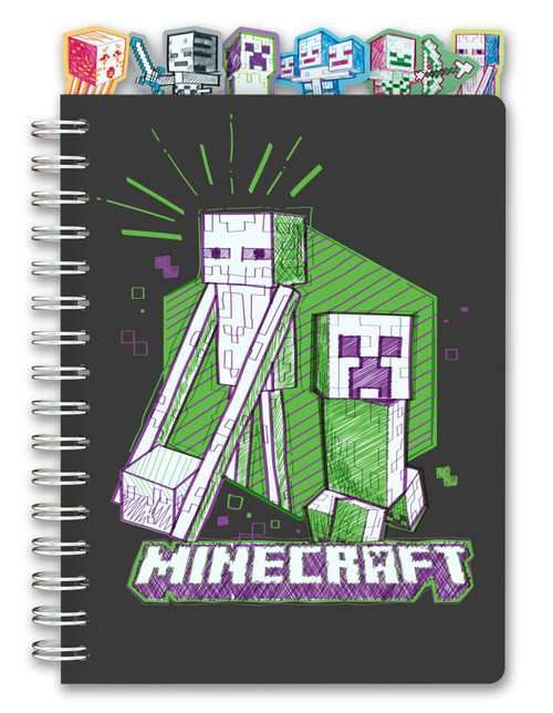 Minecraft: Hostile Mobs Spiral Notebook by Insight Editions, 9798886639193