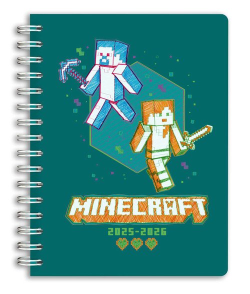 2025-2026 Minecraft Mobs Student Planner (August - July, 6.5 x 8.25) by Insight Editions, 9798886639704