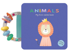 Animals: My First Rattle Book (Board book with rattle handle) by Shelley Cox, 9780655235576