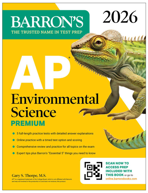 AP Environmental Science Premium, 2026: Prep Book With 5 Practice Tests + Comprehensive Review + Online Practice by Gary S. Thorpe, 9781506296746