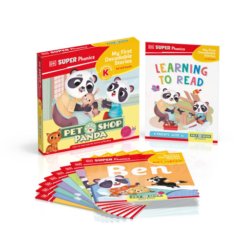 DK Super Phonics My First Decodable Stories Pet Shop Panda by DK, Phonic Books, 9780593849262