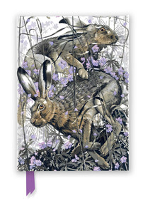 Martin Truefitt-Baker: Hares in Meadow Cranesbill (Foiled Journal) by Flame Tree Studio, 9781835622308