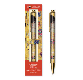 Gustav Klimt: The Kiss Boxed Decorative Ballpoint Pen by Flame Tree Studio, 9781835622346