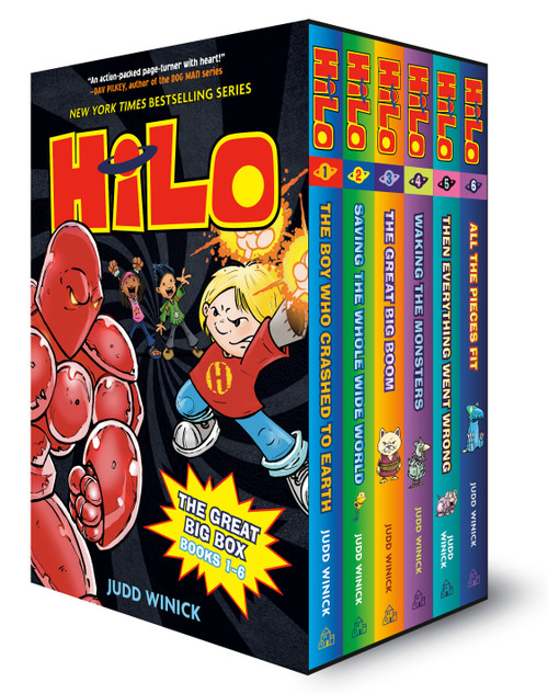 Hilo: The Great Big Box (Books 1-6) ((A Graphic Novel Boxed Set)) by Judd Winick, 9780593375358
