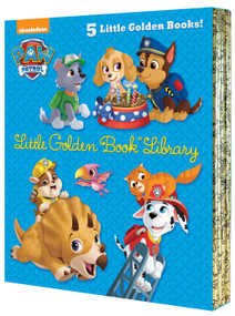 PAW Patrol Little Golden Book Library (PAW Patrol) (Itty-Bitty Kitty Rescue; Puppy Birthday!; Pirate Pups; All-Star Pups!; Jurassic Bark!) by Various, Golden Books, 9781524764128