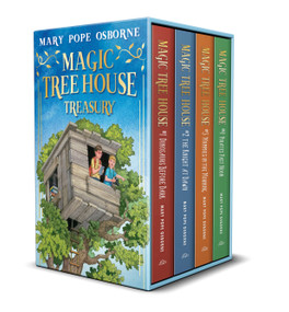 Magic Tree House 1-4 Treasury Boxed Set (Dinosaurs Before Dark; The Knight at Dawn; Mummies in the Morning; Pirates Past Noon) by Mary Pope Osborne, 9780593703830