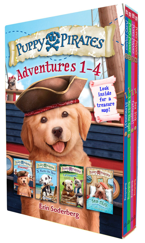 Puppy Pirates Adventures 1-4 Boxed Set by Erin Soderberg, 9781101934876