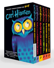 Hiaasen 6-Book Paperback Boxed Set (Hoot; Flush; Scat; Chomp; Squirm; Wrecker) by Carl Hiaasen, 9780593903216
