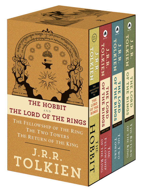 J.R.R. Tolkien 4-Book Boxed Set: The Hobbit and The Lord of the Rings (The Hobbit, The Fellowship of the Ring, The Two Towers, The Return of the King) by J.R.R. Tolkien, 9780345538376