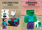 LEGO Minecraft Ideas (With Exclusive Mini Model) by Shari Last, Julia March, 9780744099157