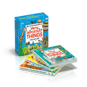 My Encyclopedia of Very Important Things Collection (3-Book Box Set for Kids Ages 5-9, Including General Knowledge, Animals, and Dinosaurs) by DK, 9780744079418