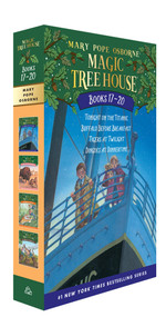 Magic Tree House Books 17-20 Boxed Set (The Mystery of the Enchanted Dog) by Mary Pope Osborne, Sal Murdocca, 9780375858116