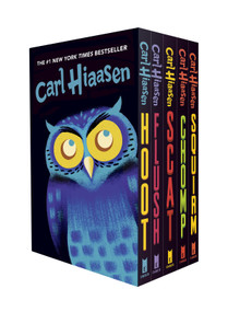 Hiaasen 5-Book Trade Paperback Box Set (Hoot; Flush; Scat; Chomp; Squirm) by Carl Hiaasen, 9780593301524