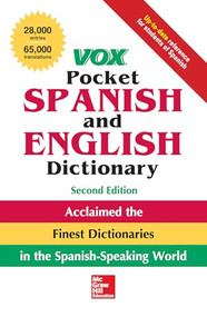 Vox Pocket Spanish and English Dictionary, 2nd Edition by Vox, 9781259859526