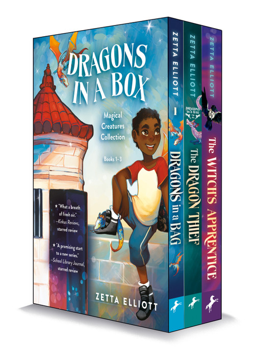 Dragons in a Box (Magical Creatures Collection (3-Book Box Set)) by Zetta Elliott, Geneva B, Cherise Harris, 9780593648872