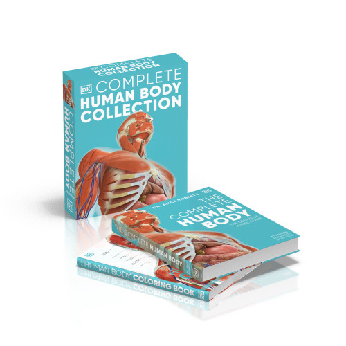 The Complete Human Body Collection (2-Book Box Set - Human Body Reference Guide and Anatomy Coloring Book) by DK, 9780744086072