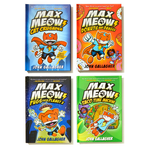Max Meow Boxed Set: Welcome to Kittyopolis by John Gallagher, 9780593703625