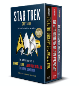 Star Trek Captains - The Autobiographies (Boxed set with slipcase and character portrait art of Kirk, Picard and Janeway autobiographies) by Una McCormack, David A. Goodman, 9781803362168