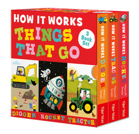 How it Works: Things That Go 3-Book Boxed Set (Digger; Rocket; Tractor) by Amelia Hepworth, Molly Littleboy, David Semple, 9781664351486