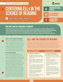Centering ELLs in the Science of Reading (Quick Reference Guide) by Aileen Hower, Pérsida Himmele, 9781416633556