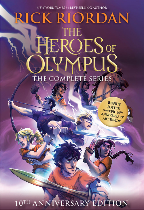 Heroes of Olympus Paperback Boxed Set, The-10th Anniversary Edition by Rick Riordan, 9781368053099