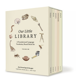 Our Little Library Vol. 3 (Dinosaurs, Space, Tools, Bugs, and Sports Board Book Set for Boys & Girls) by Tabitha Paige, M.S., CCC-SLP, Paige Tate & Co., 9781963183184
