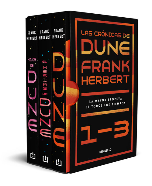 Estuche Las crónicas de Dune: Dune, El mesías de Dune e Hijos de dune / Frank Herbert's Dune Saga 3-Book Boxed Set: Dune,Dune Messiah, a.. (Spanish Edition) by Frank Herbert, 9788466359481
