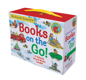 Richard Scarry's Books on the Go (4 Board Books) by Richard Scarry, 9780375875229