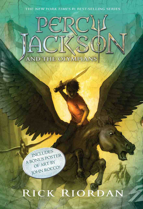 Percy Jackson and the Olympians 5 Book Paperback Boxed Set (w/poster) by Rick Riordan, 9781368098045