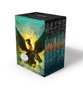 Percy Jackson and the Olympians 5 Book Paperback Boxed Set (w/poster) by Rick Riordan, 9781368098045