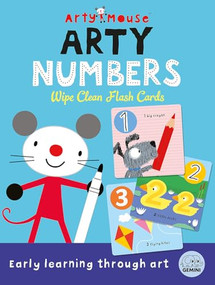 Arty Mouse Numbers Wipe Clean Flash Cards (Number and Counting Practice for Preschool and Early Learners) by Robyn Gale, Brad Hunt, Mandy Stanley, 9781836160304
