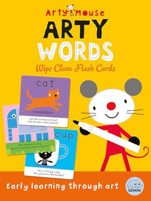 Arty Mouse Words Wipe Clean Flash Cards (Handwriting and Pen Control Practice for Preschool and Early Learners) by Robyn Gale, Brad Hunt, Mandy Stanley, 9781836160311