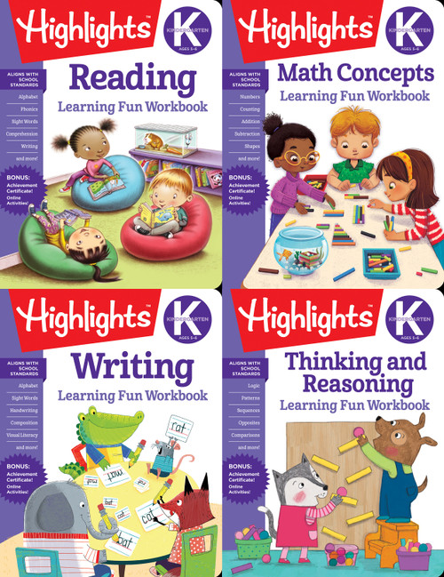 Highlights Kindergarten Learning Workbook Pack by Highlights Learning, 9781644721100