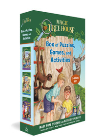 Magic Tree House Box of Puzzles, Games, and Activities (3 Book Set) by Mary Pope Osborne, Natalie Pope Boyce, Sal Murdocca, 9780593373118