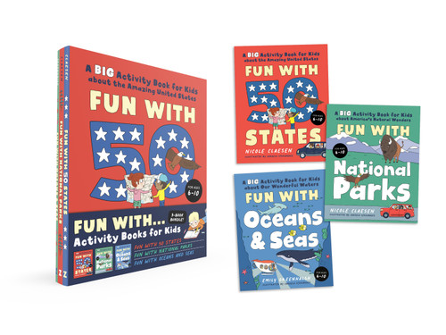 Fun Activity Books for Kids Box Set by Nicole Claesen, Emily Greenhalgh, Candela Ferrández, 9780593690055