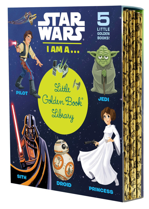 Star Wars: I Am a...Little Golden Book Library -- 5 Little Golden Books (I Am a Pilot; I Am a Jedi; I Am a Sith; I Am a Droid; I Am a Princess) by Various, Golden Books, 9780736436380