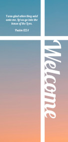 Guest Welcome Card: I Was Glad (Package of 50) (Psalm 122:1 (KJV)) by Broadman Church Supplies Staff, 9798384516101