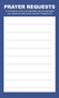 Prayer Request Card - Blue (Package of 50) (Philippians 4:6 (KJV)) by Broadman Church Supplies Staff, 9798384526476