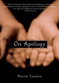 On Apology by Aaron Lazare, 9780195189117