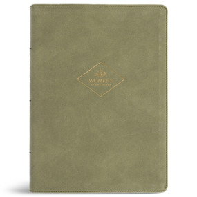 CSB Women's Study Bible, Sage SuedeSoft LeatherTouch by Stefana Dan Laing, CSB Bibles by Holman, 9798384518372