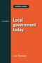 Local government today by J. A. Chandler, 9780719076954