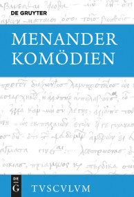 Komödien (Griechisch - deutsch) (German Edition) by Menander, Niklas Holzberg, 9783111634890