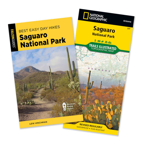 Best Easy Day Hiking Guide and Trail Map Bundle: Saguaro National Park by Lew Hinchman, 9781493086405