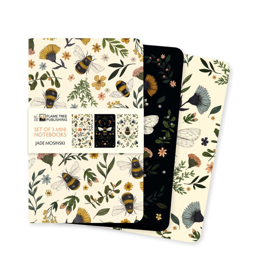 Jade Mosinski Set of 3 Mini Notebooks by Flame Tree Studio, 9781804178812