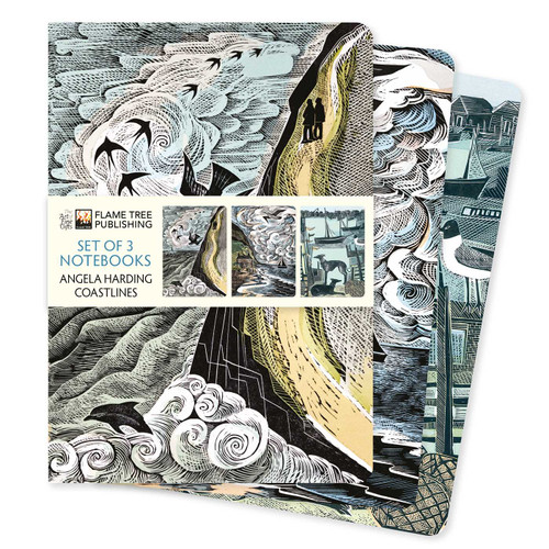 Angela Harding: Coastlines Set of 3 Standard Notebooks by Flame Tree Studio, 9781835625156