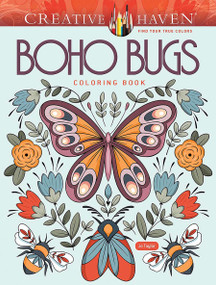 Creative Haven Boho Bugs Coloring Book by Jo Taylor, 9780486854816